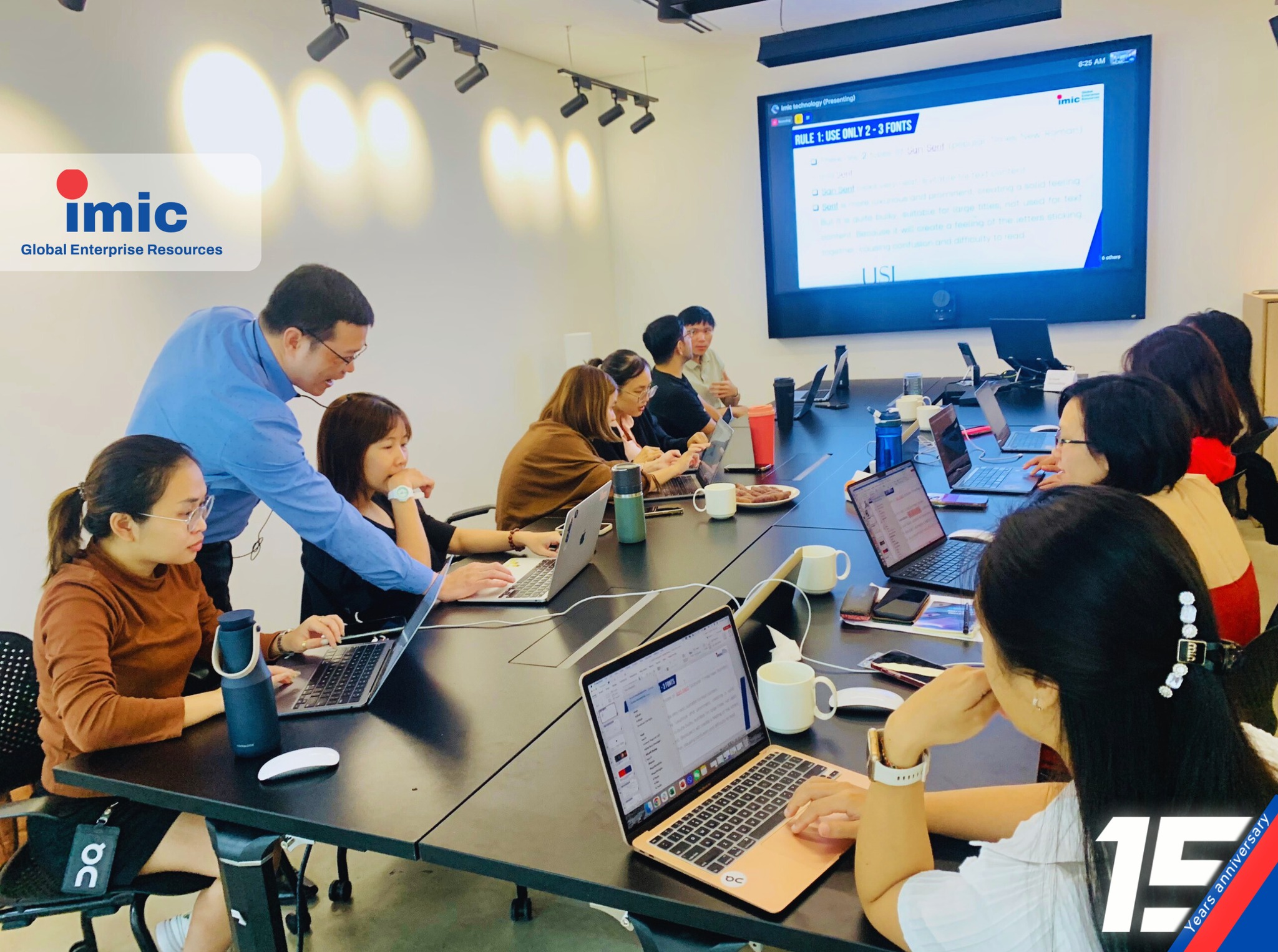 IMIC Tổ chức đào tạo Power Point cho ON Company